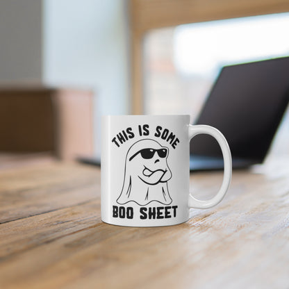 This is Some Boo Sheet Ghost Ceramic Mug 11oz