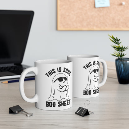 This is Some Boo Sheet Ghost Ceramic Mug 11oz