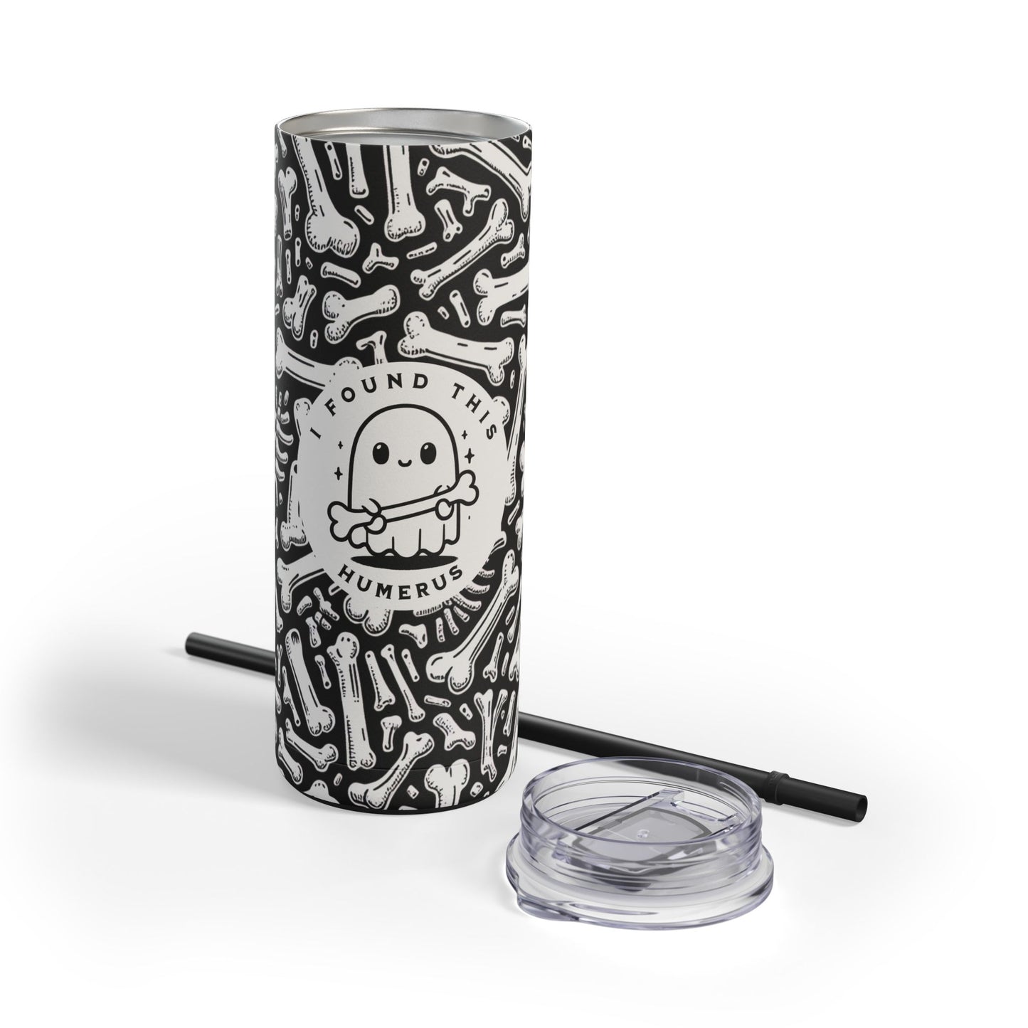 I Found This Humerus Ghost Skinny Tumbler 20oz